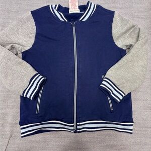 Blue and Gray Varsity Jacket 3T boys